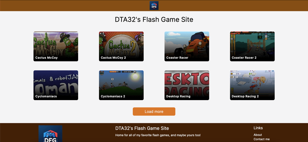 Flash Game Site